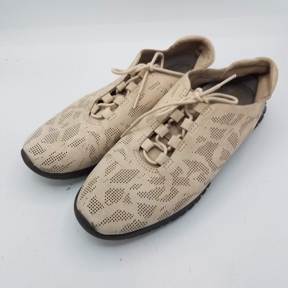 Cole Haan ZeroGrand Shoes Womens 7 Perforated Trainer Ironstone Gray W04241